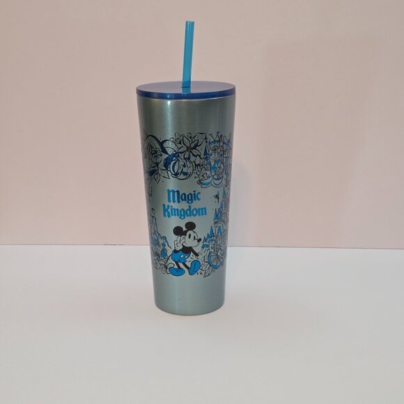 Disney Parks Starbucks Tumbler Set - 4 Walt Disney World Theme Parks - Like New - Picture 3 of 14